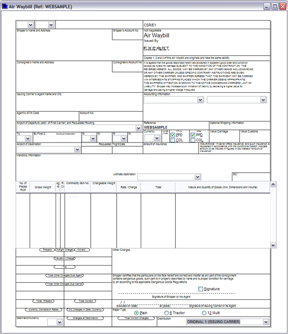 customs pro forma invoice air waybill dock receipt fedex international waybill cafta usmca us customs canada customs