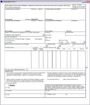 form pages invoice Air  Customs Receipt Forma   Dock Waybill Invoice  Pro